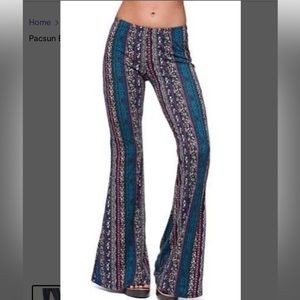 NWT L. A. Hearts Boho Hippie Flare Pants. Women’s Large